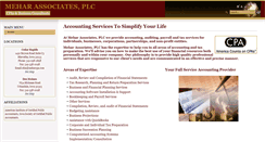 Desktop Screenshot of meharcpa.com